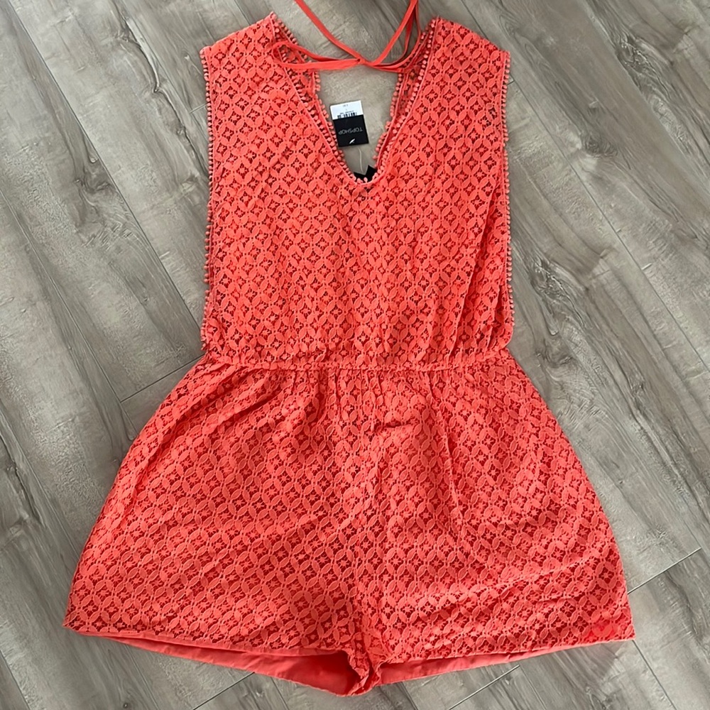 Topshop romper size large cover-up